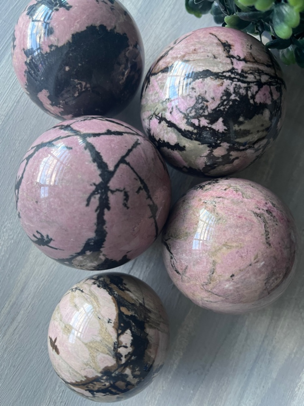 Rhodonite sphere